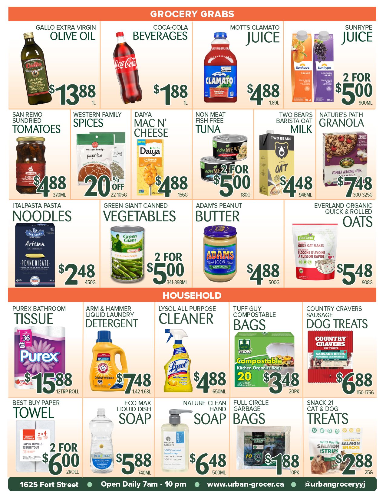 Urban Grocer Flyer August 21 to 27