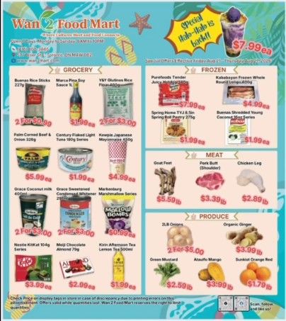 Wan 2 Food Mart Flyer August 21 to 27