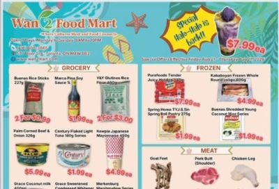 Wan 2 Food Mart Flyer August 21 to 27