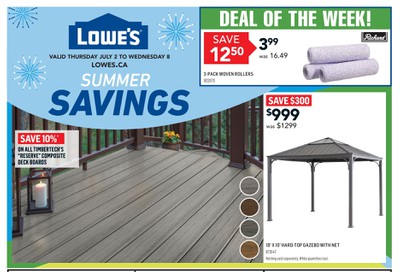 Lowe's Flyer July 2 to 8