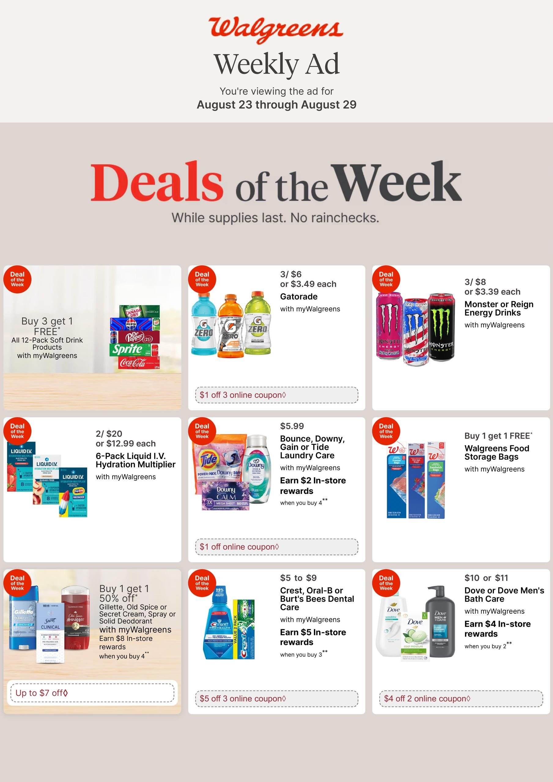 Walgreens (HI) Weekly Ad August 23 - 29, 2026
