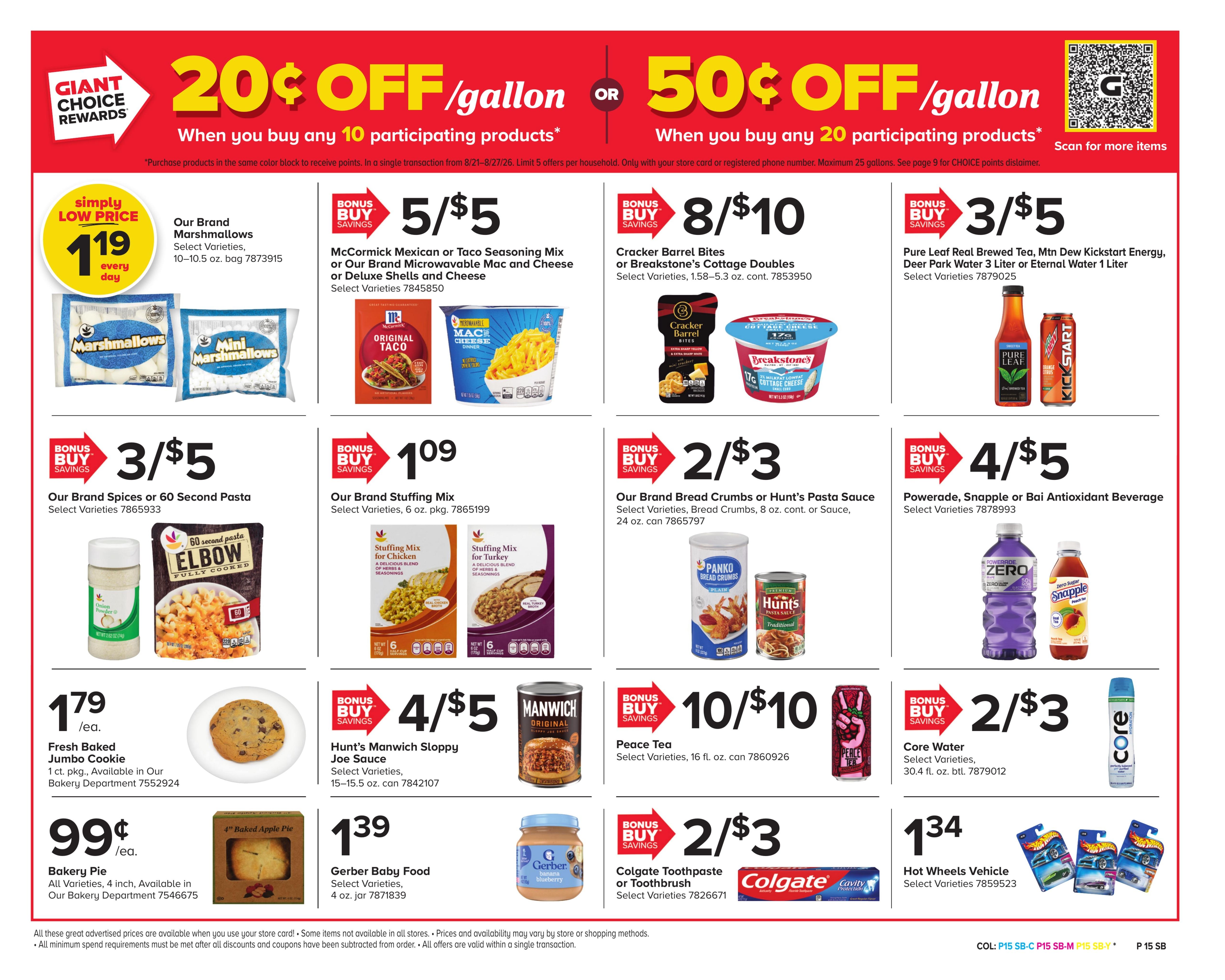 Giant Food Stores (Hawley–Hunlock Creek Area, PA) Weekly Ad August 21 - 27, 2026