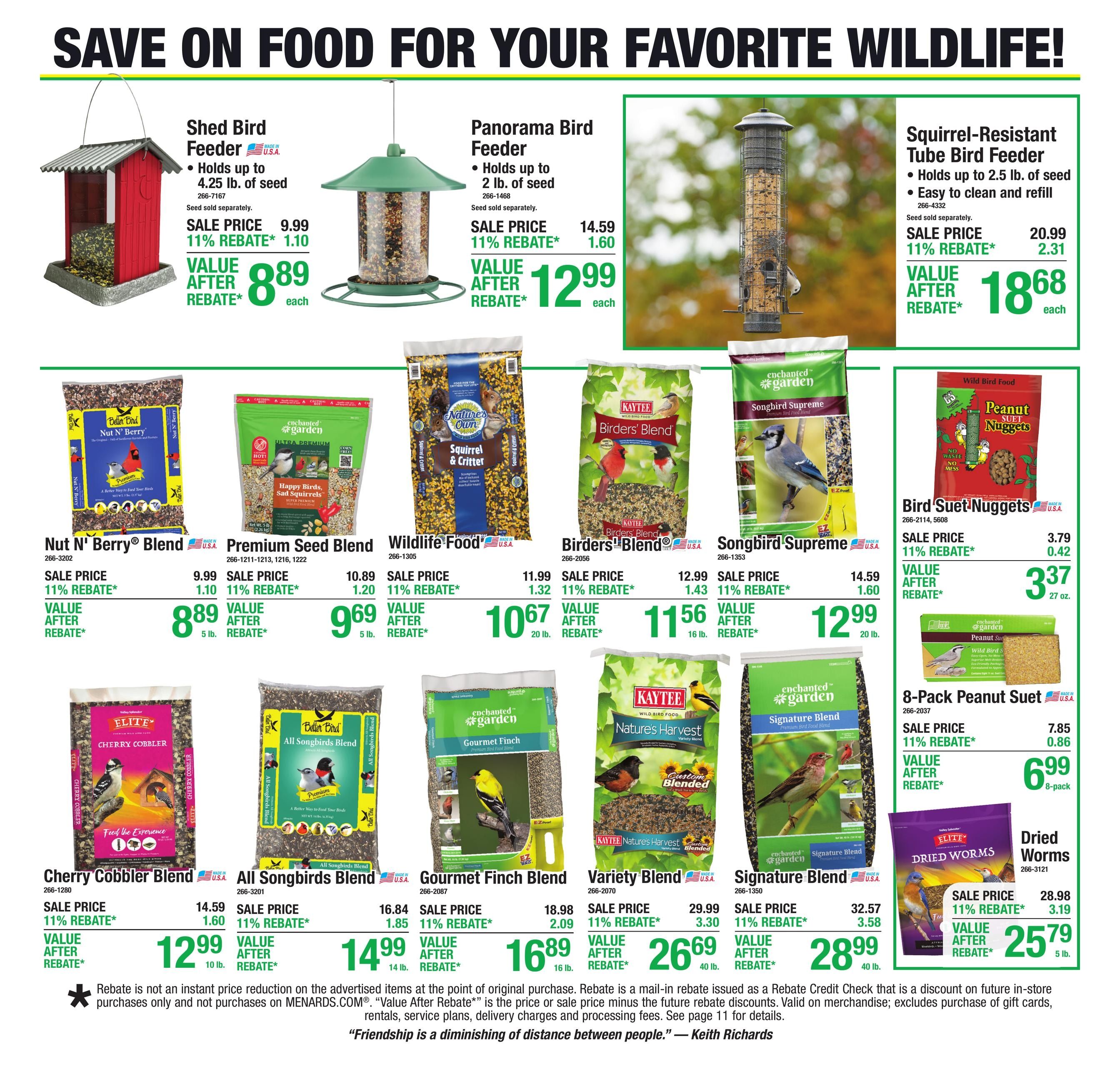 Menards (Mitchell Area, SD) 11% Rebate Sale Weekly Ad August 20 - 31, 2026