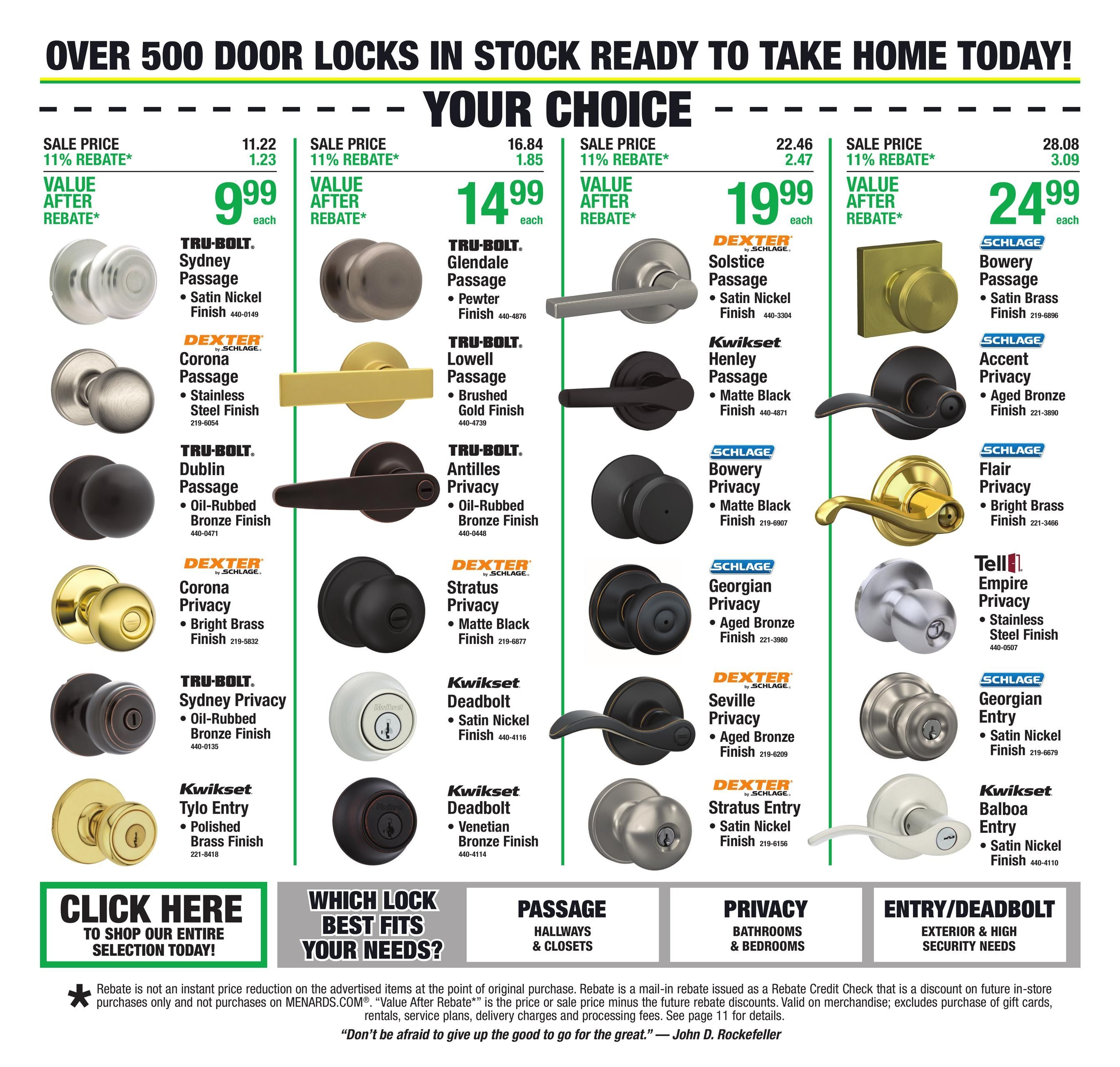 Menards (Mitchell Area, SD) 11% Rebate Sale Weekly Ad August 20 - 31, 2026