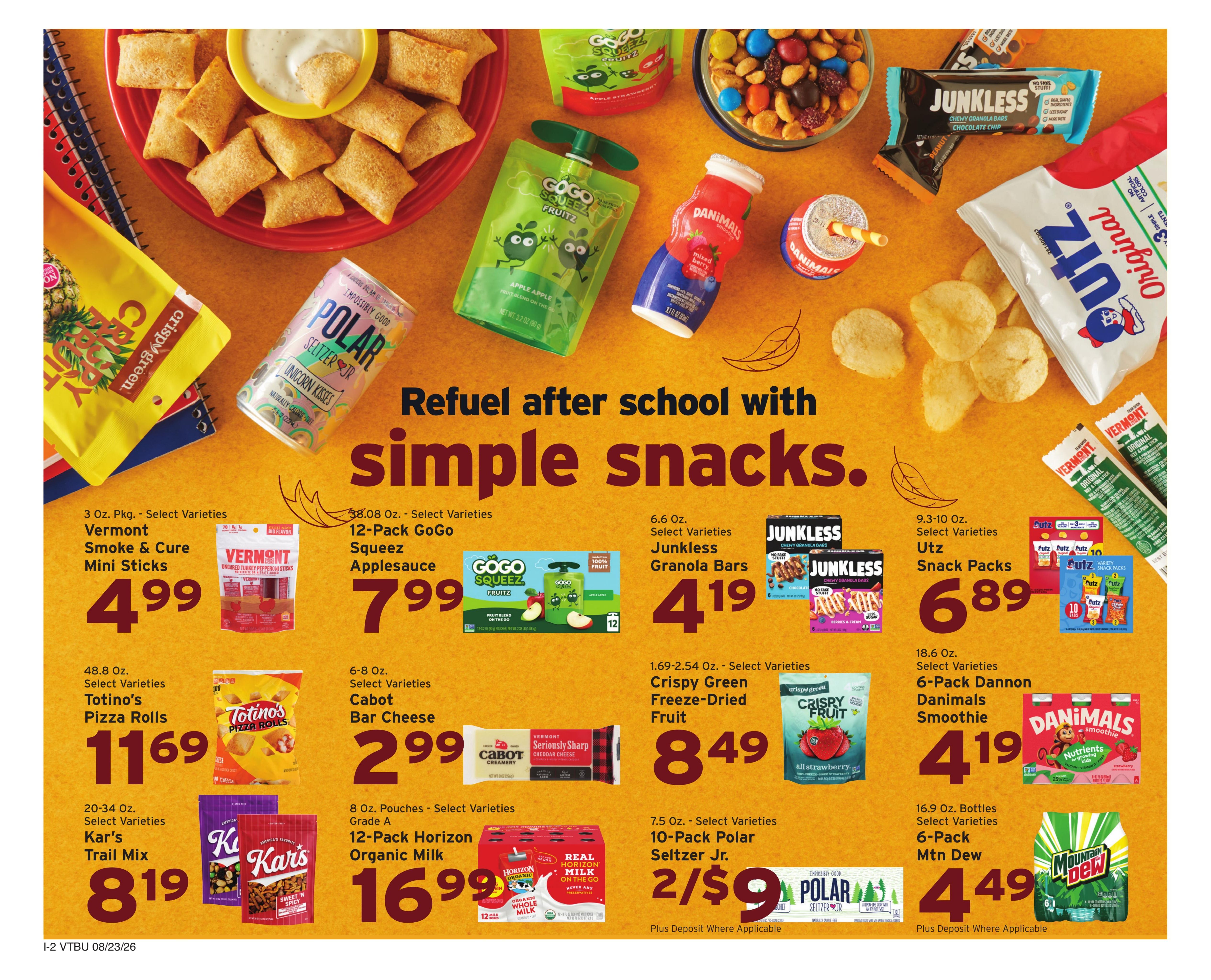 Hannaford (Saint Albans–Montpelier Area, VT) Week 35 Weekly Ad August 23 - 29, 2026