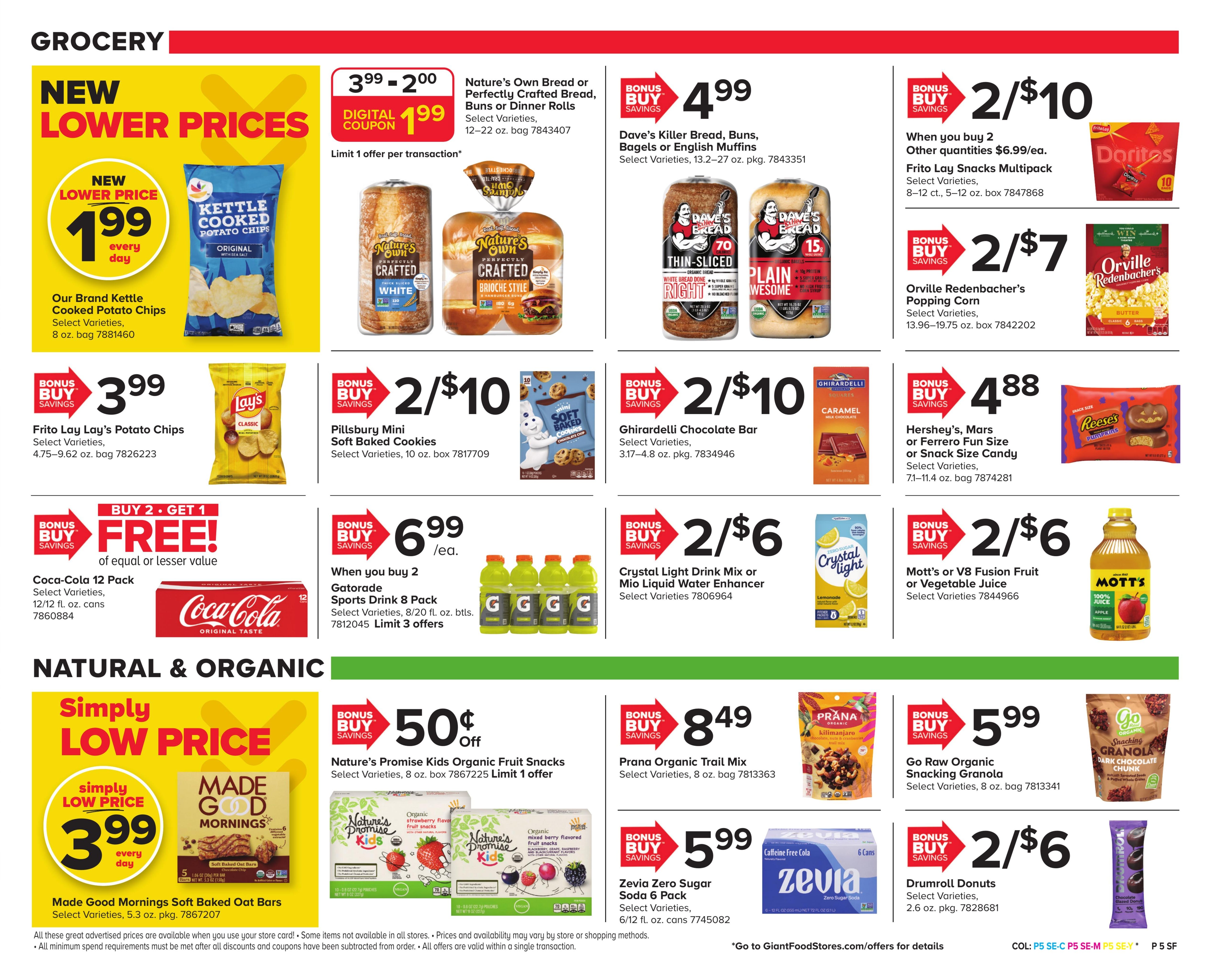 Giant Food Stores (Coalport–Orbisonia Area, PA) Weekly Ad August 21 - 27, 2026