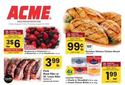 Acme Markets (Bridgeport–Southport Area, CT) Weekly Ad August 21 - 27, 2026