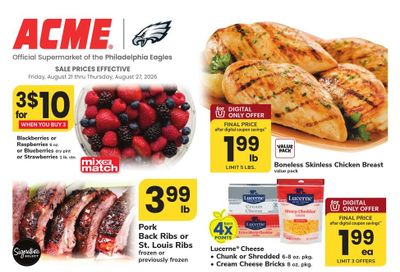 Acme Markets Weekly Ad August 21 - 27, 2026