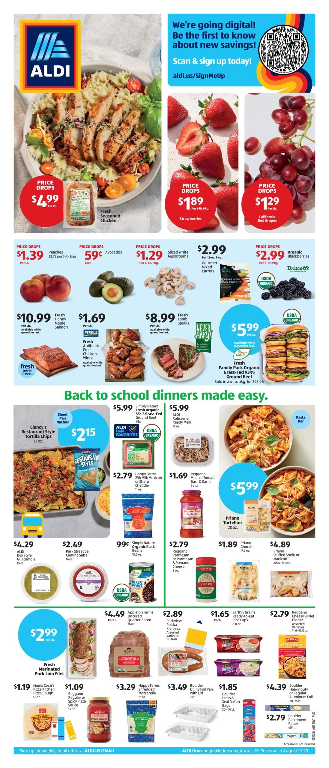 ALDI (Joliet–Shorewood Area, IL) Weekly Ad August 19 - 25, 2026