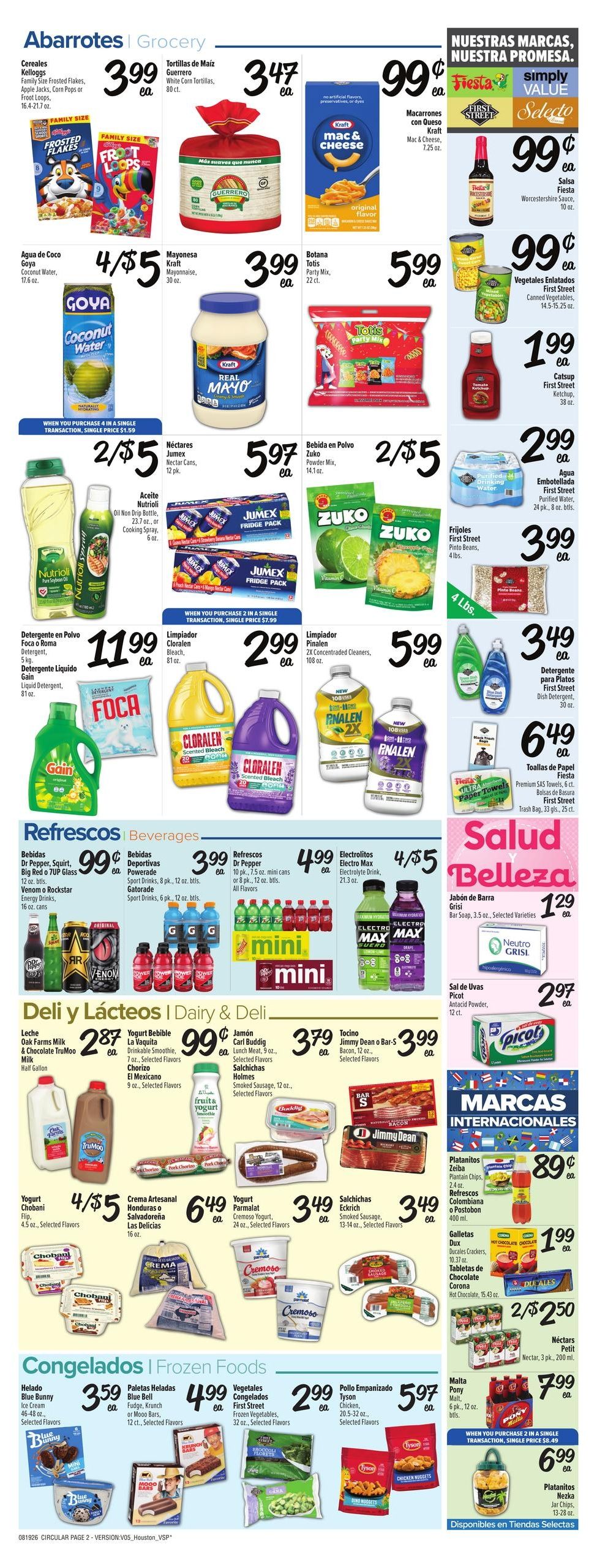 Fiesta Mart (Pasadena–Orchard Area, TX) Weekly Ad August 19 - 25, 2026