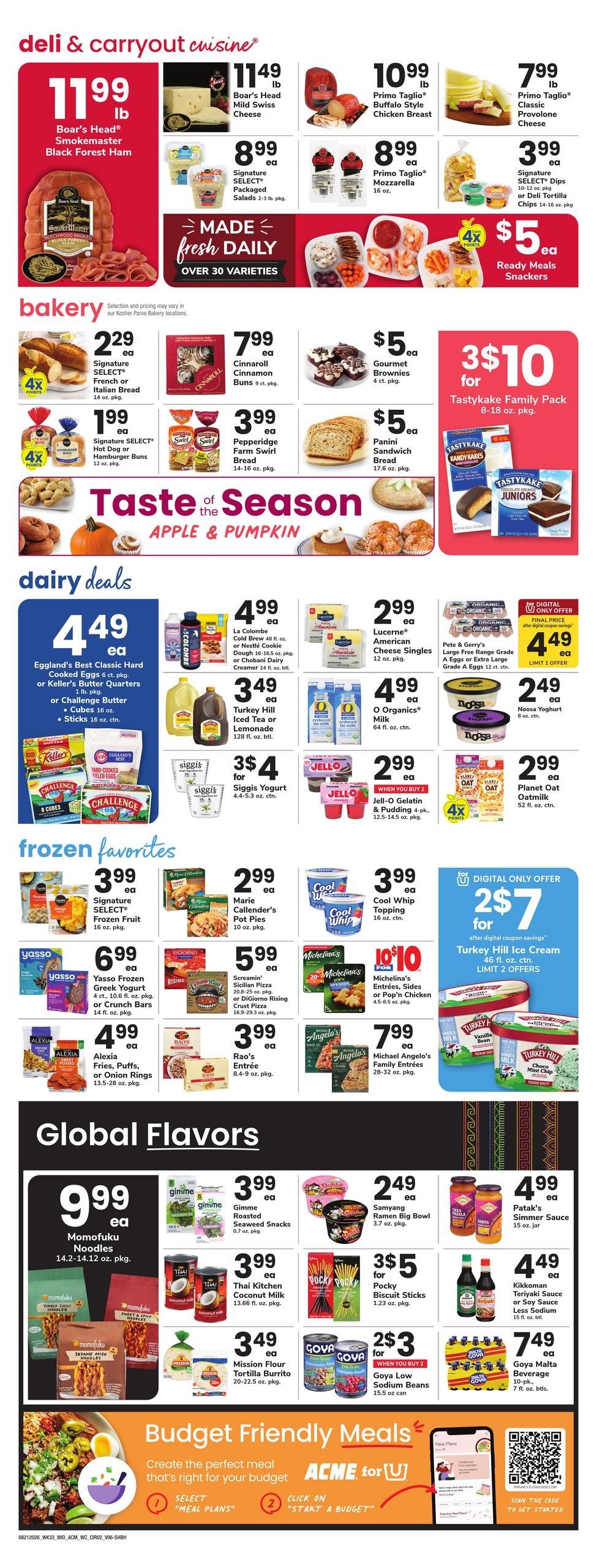 Acme Markets (Lakewood Area, NJ) Weekly Ad August 21 - 27, 2026