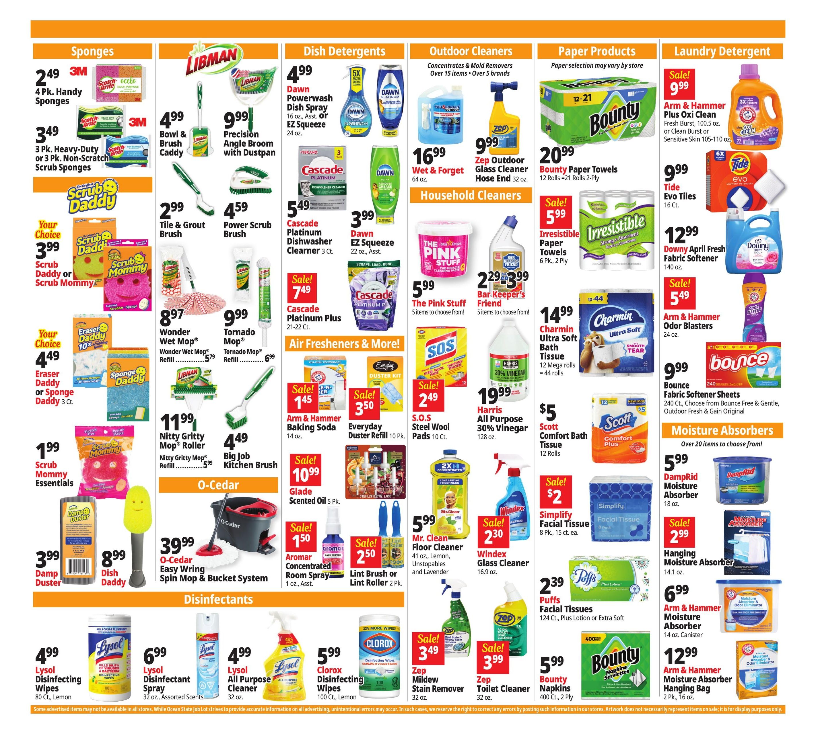 Ocean State Job Lot (Washington Area, DC) Weekly Ad August 20 - 26, 2026