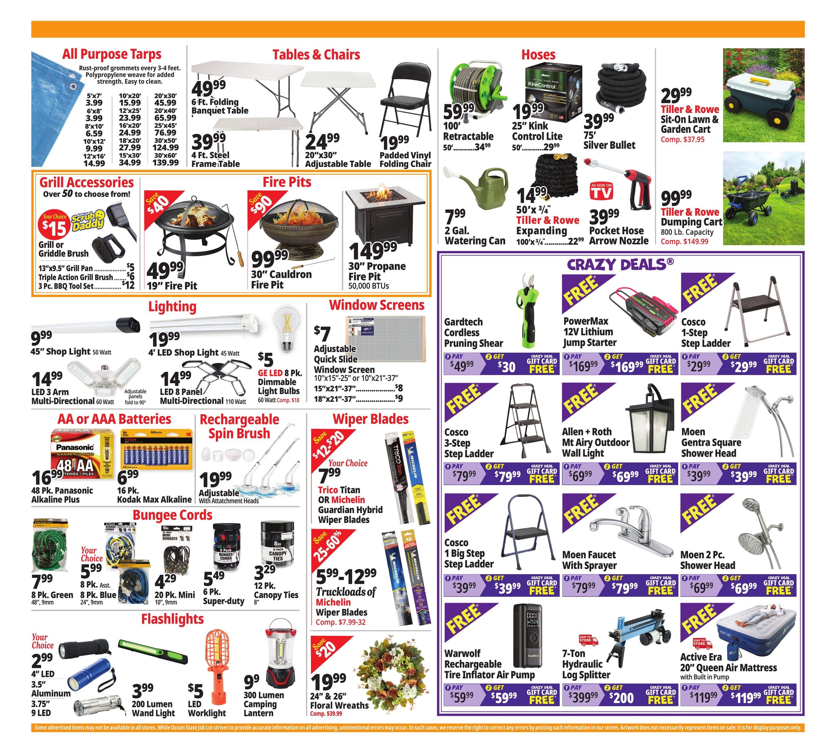 Ocean State Job Lot (Washington Area, DC) Weekly Ad August 20 - 26, 2026