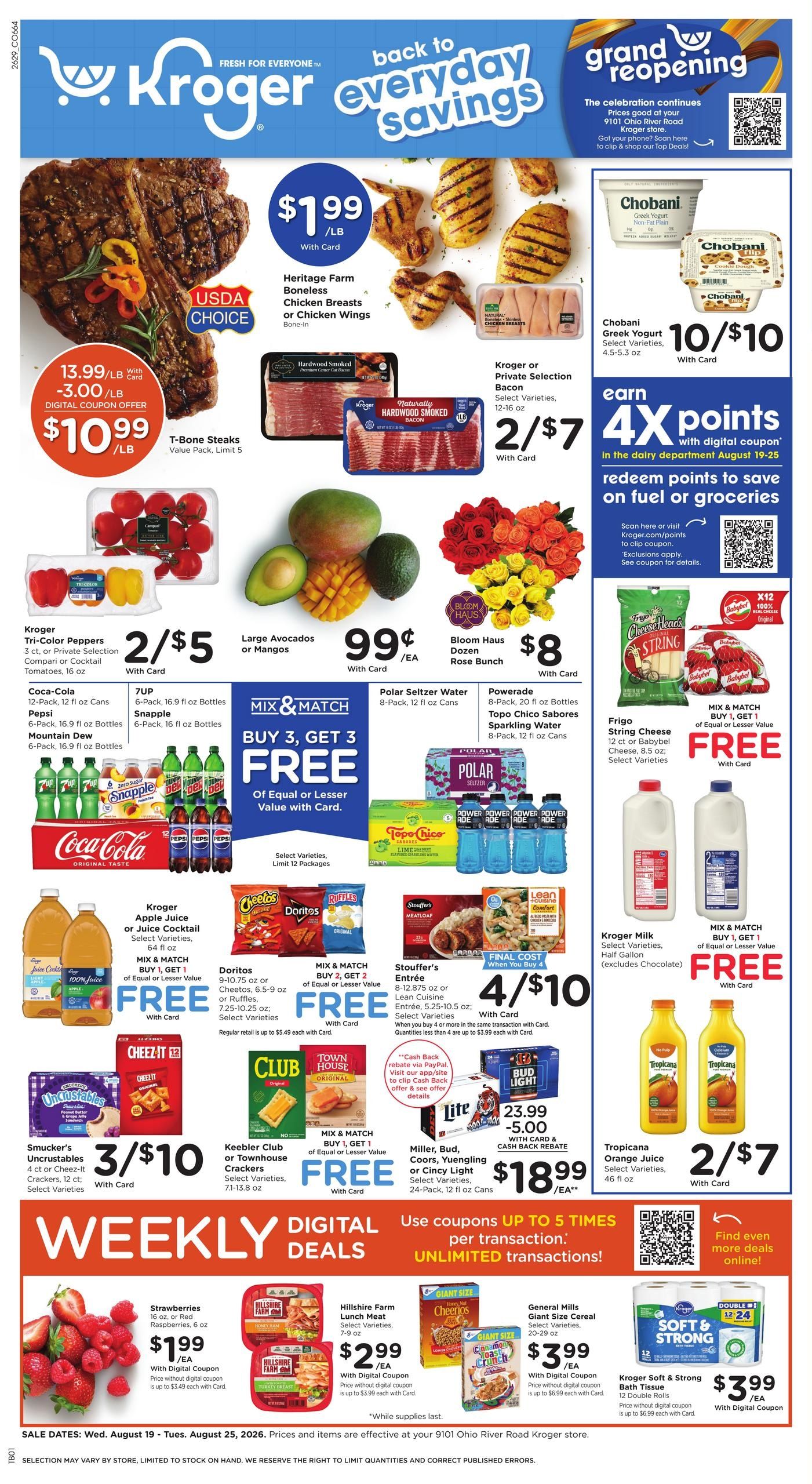 Kroger (Minford Area, OH) Weekly Ad August 19 - 25, 2026