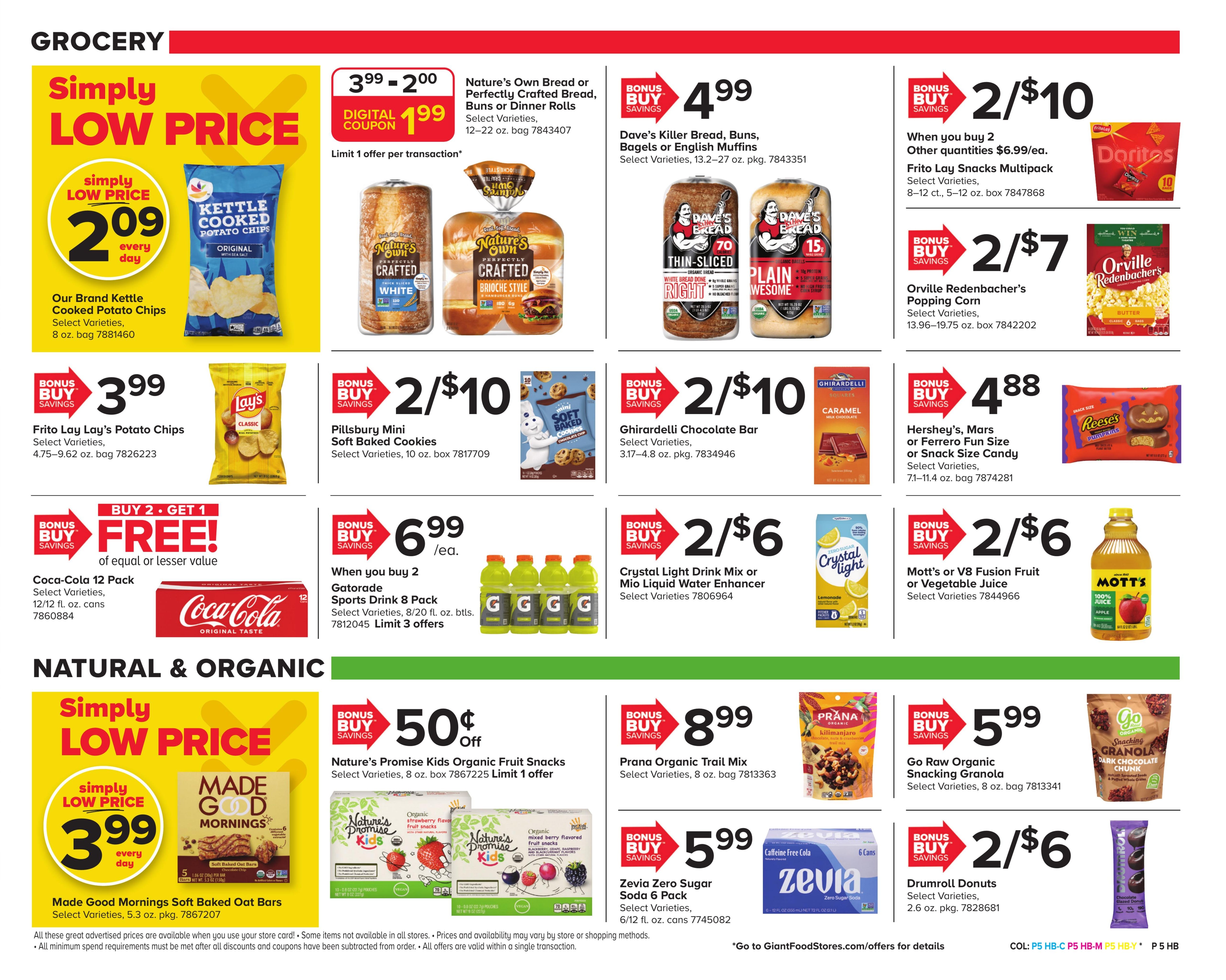 Giant Food Stores (Edison–Conshohocken Area, NJ–PA) Weekly Ad August 21 - 27, 2026