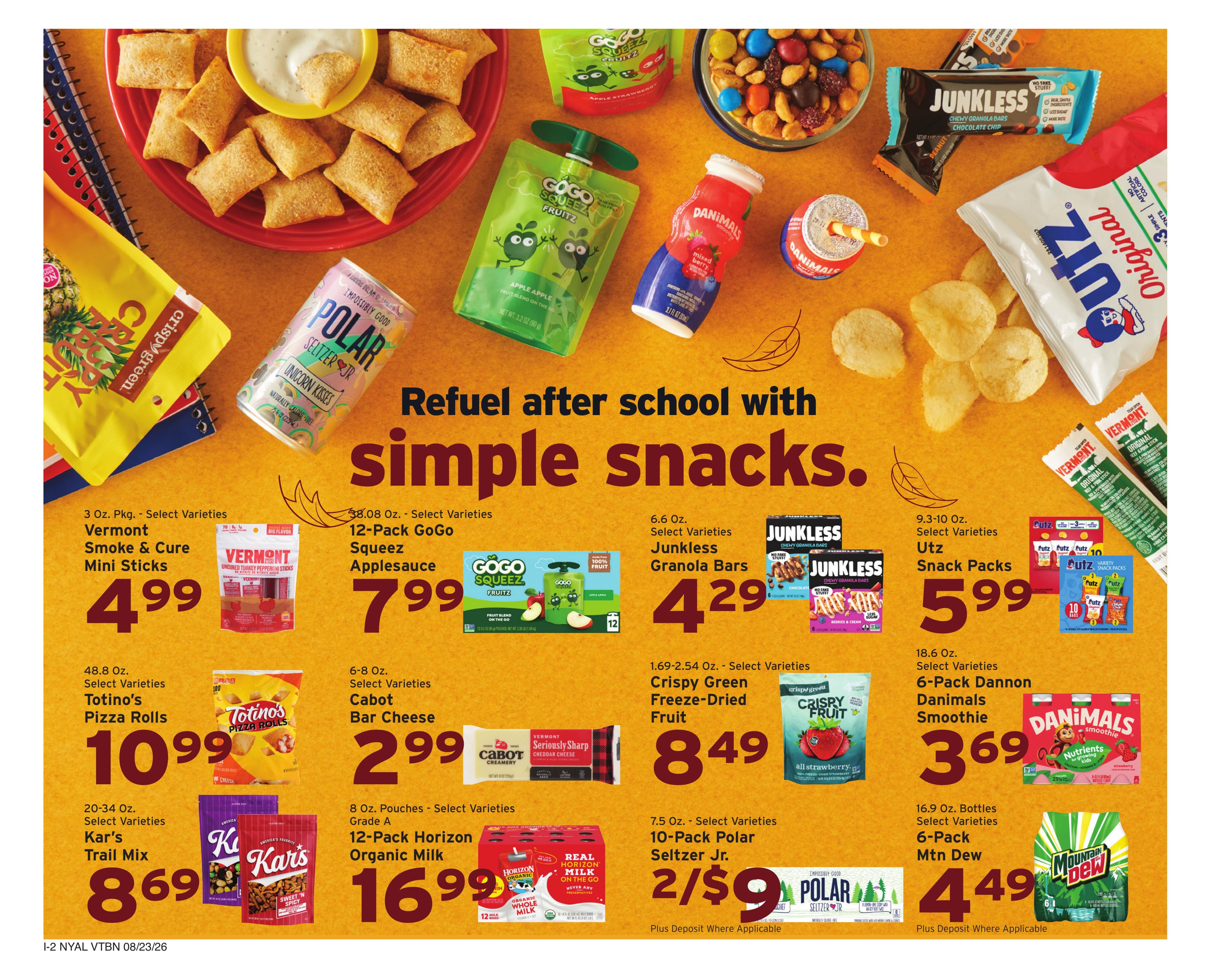 Hannaford (Albany Area, NY) Week 35 Weekly Ad August 23 - 29, 2026