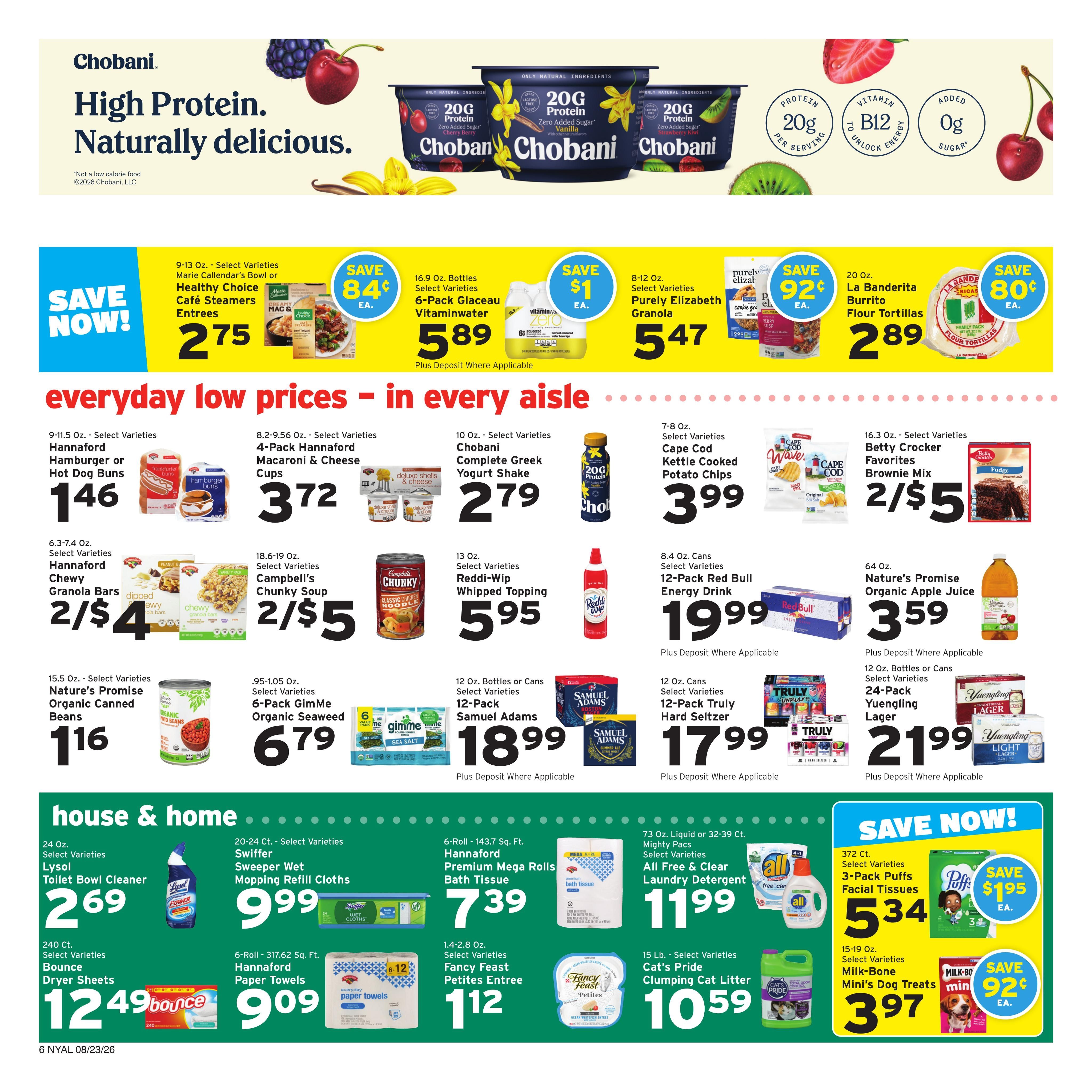 Hannaford (Albany Area, NY) Week 35 Weekly Ad August 23 - 29, 2026