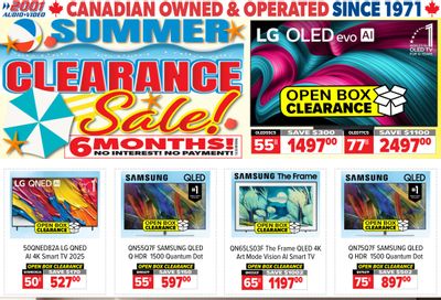 2001 Audio Video Flyer August 21 to 27