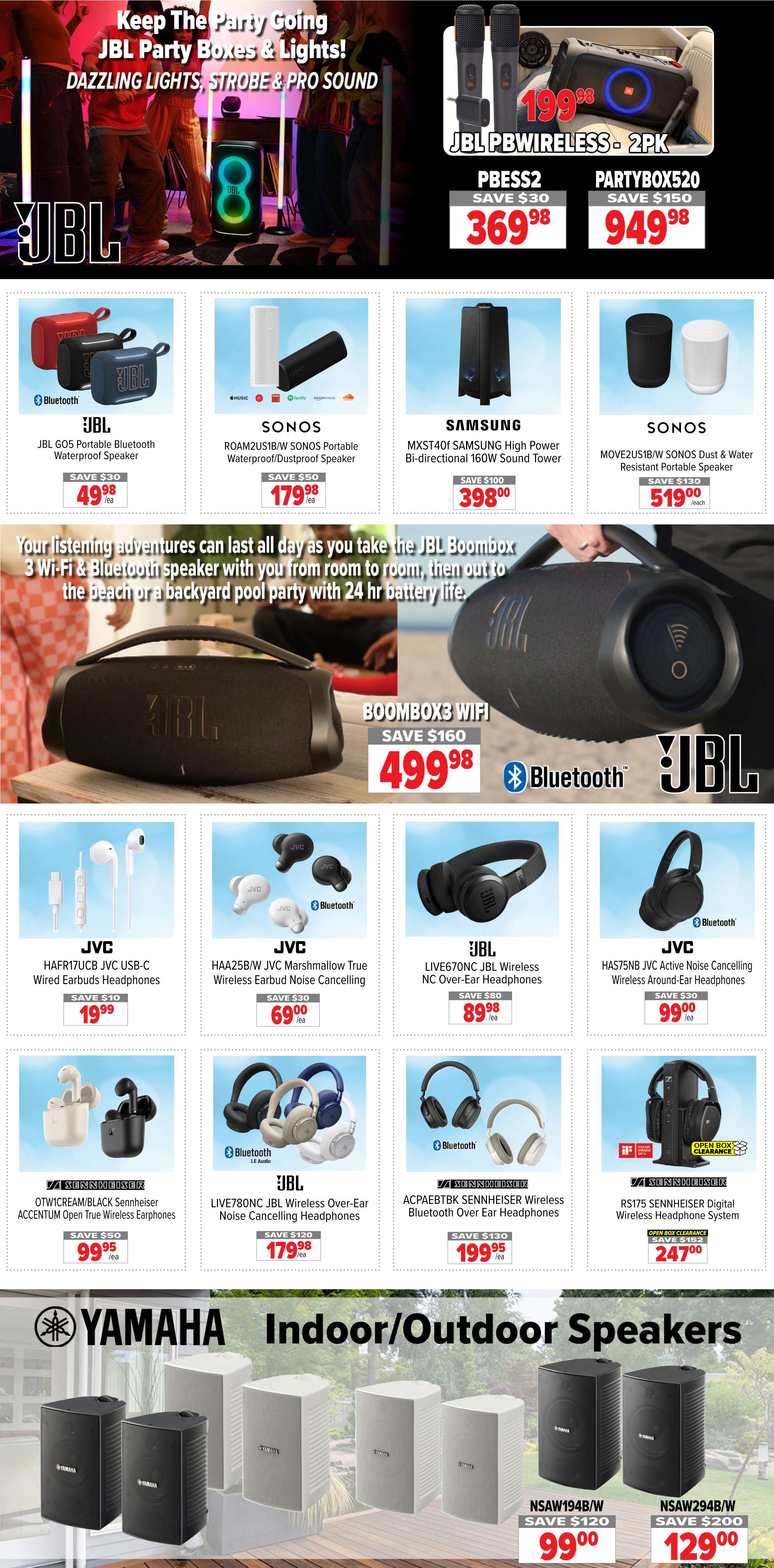 2001 Audio Video Flyer August 21 to 27