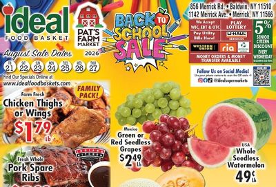 Ideal Food Basket (Baldwin, NY) Weekly Ad August 21 - 27, 2026