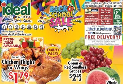 Ideal Food Basket (Brooklyn and New York, NY) Weekly Ad August 21 - 27, 2026