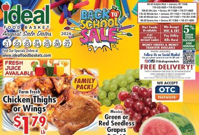 Ideal Food Basket (Corona and Jamaica, NY) Weekly Ad August 21 - 27, 2026