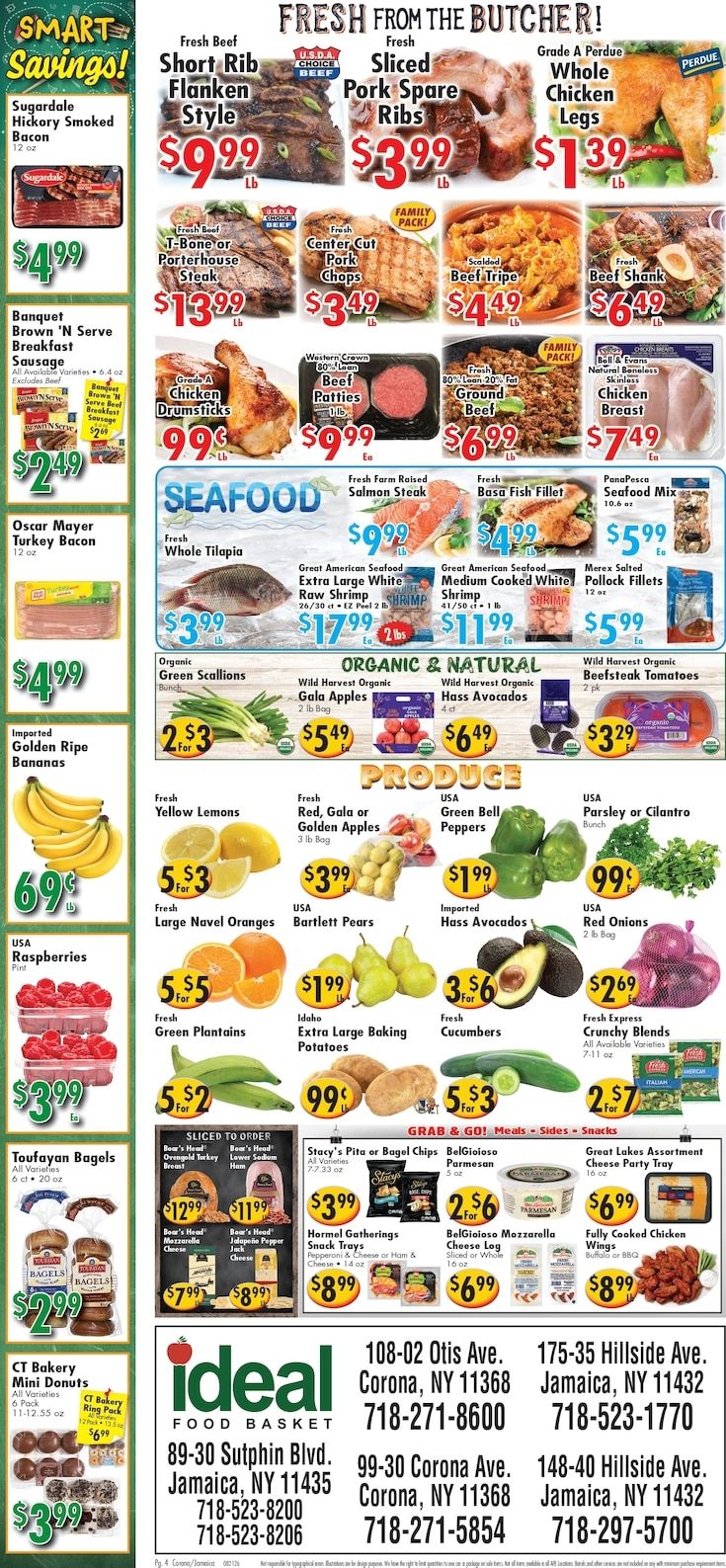 Ideal Food Basket (Corona and Jamaica, NY) Weekly Ad August 21 - 27, 2026