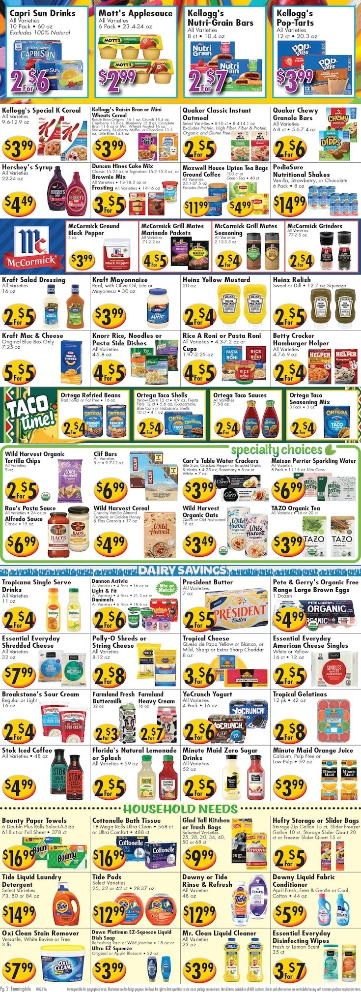 Ideal Food Basket (Farmingdale, NY) Weekly Ad August 21 - 27, 2026