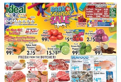 Ideal Food Basket (4075 South Goldenrod Road, Orlando, FL) Weekly Ad August 19 - 25, 2026