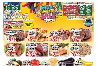 Ideal Food Basket (Dania Beach, FL) Weekly Ad August 19 - 25, 2026