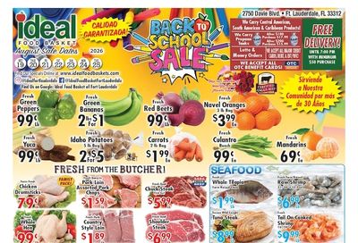 Ideal Food Basket (Fort Lauderdale, FL) Weekly Ad August 19 - 25, 2026