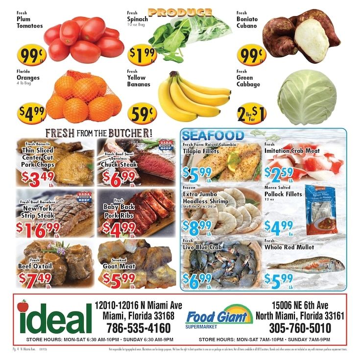 Ideal Food Basket (Miami, FL) Weekly Ad August 19 - 25, 2026