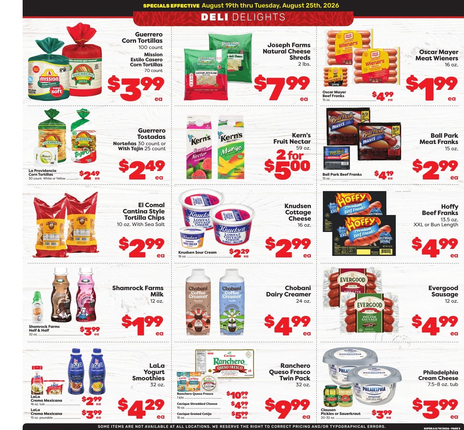 Super A Foods Weekly Ad August 19 - 25, 2026