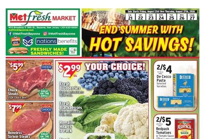 Met Foodmarkets (Bayonne, NJ) Weekly Ad August 21 - 27, 2026