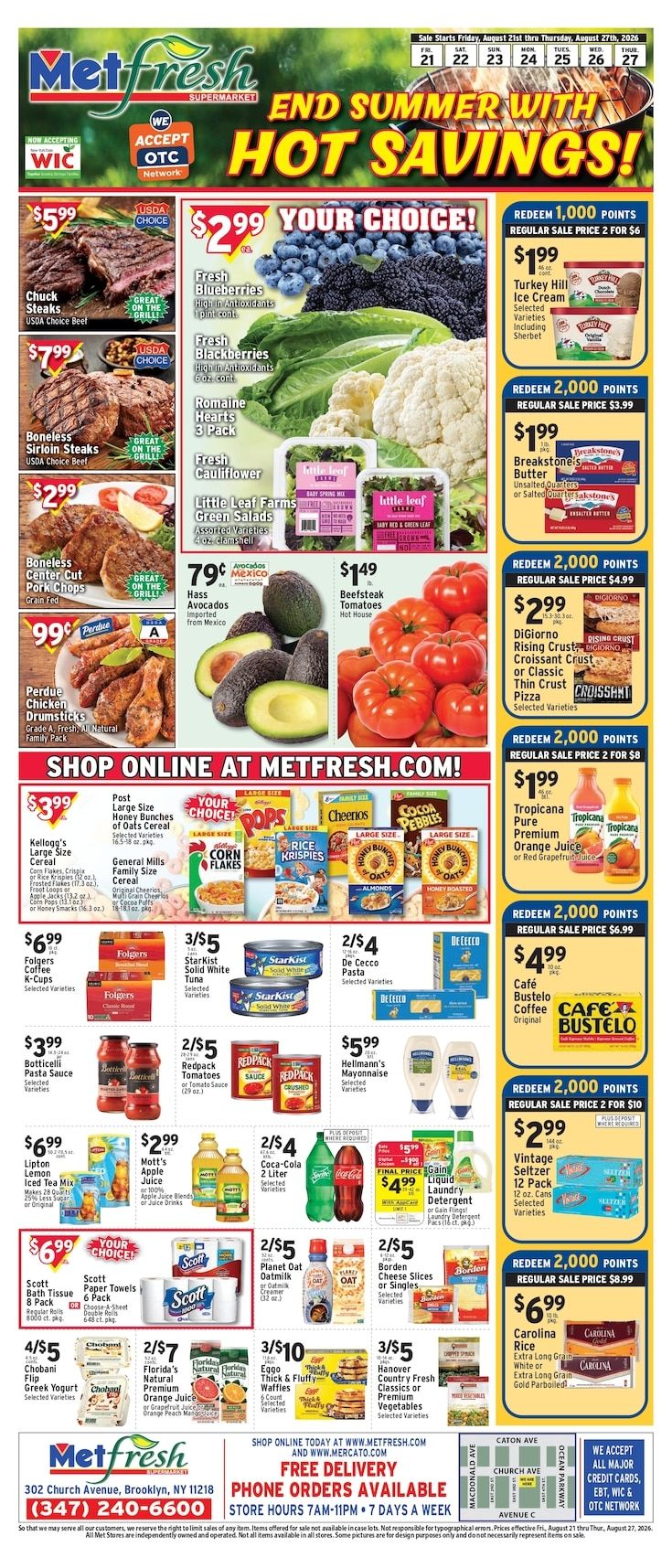 Met Foodmarkets (Brooklyn, NY) Weekly Ad August 21 - 27, 2026