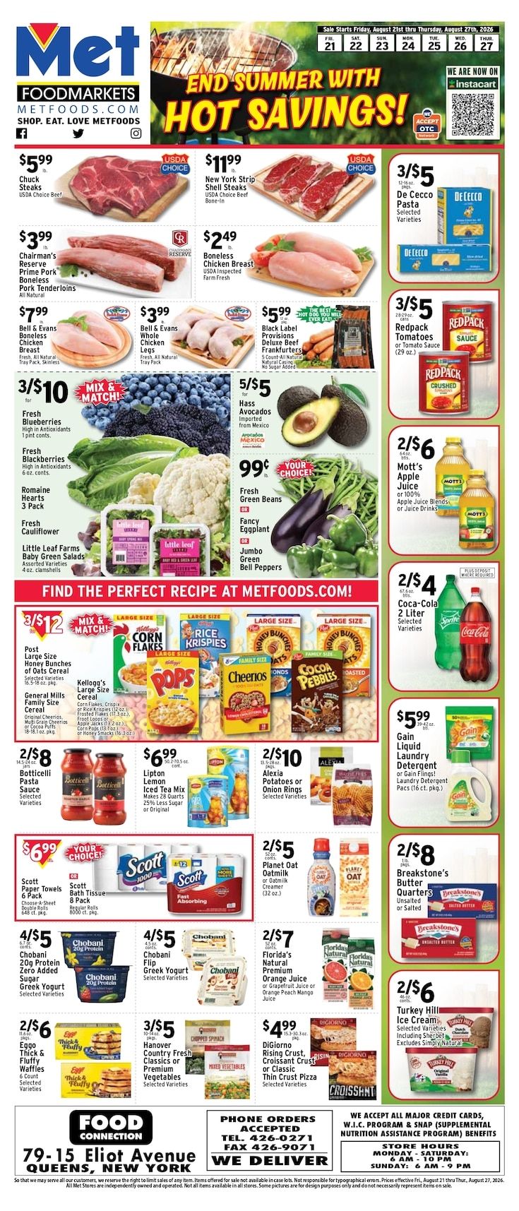 Met Foodmarkets (Middle Village, NY) Weekly Ad August 21 - 27, 2026