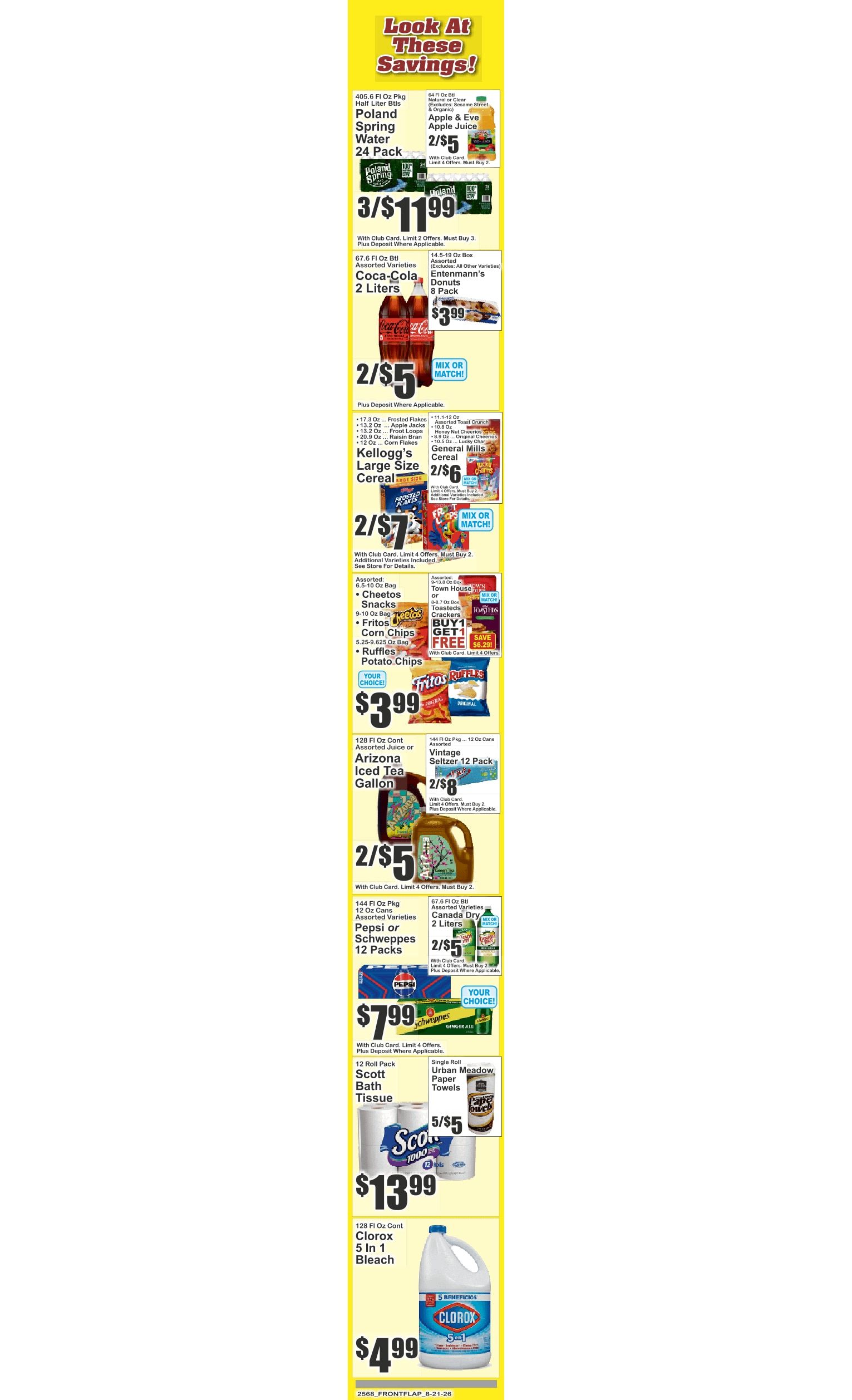 SuperFresh Supermarkets (Newark, NJ) SuperFresh Weekly Ad August 21 - 27, 2026