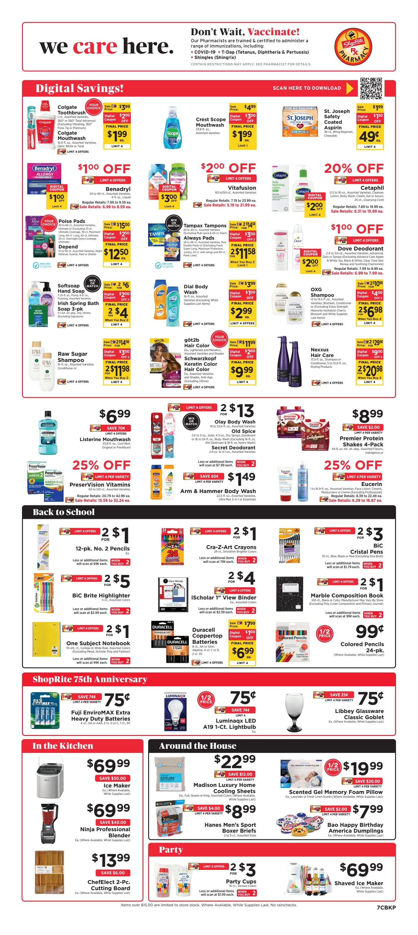 ShopRite (949 Beards Hill Rd, Aberdeen, MD) Weekly Ad August 21 - 27, 2026