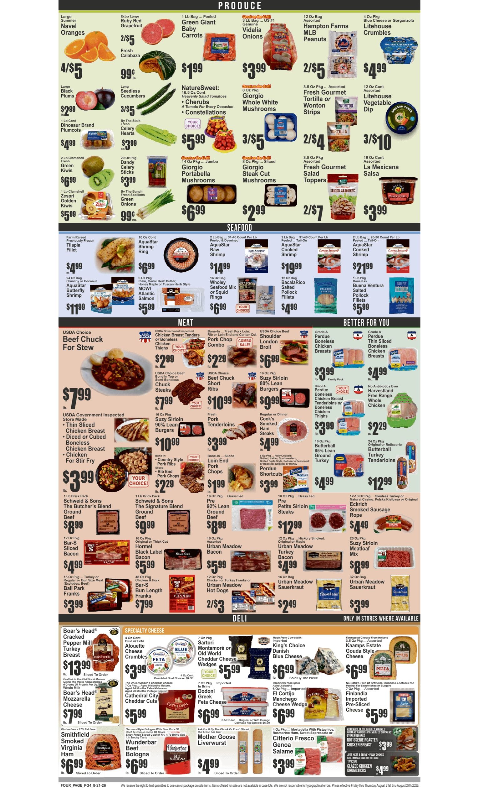 Food Universe (243 Schenactady Ave., Brooklyn, NY) Weekly Ad August 21 - 27, 2026