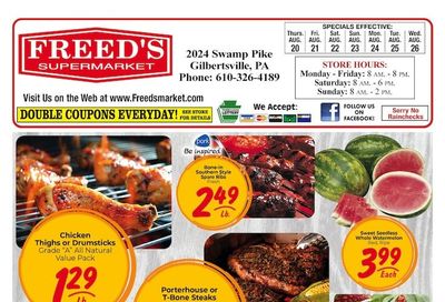 Freed's Market Weekly Ad August 20 - 26, 2026