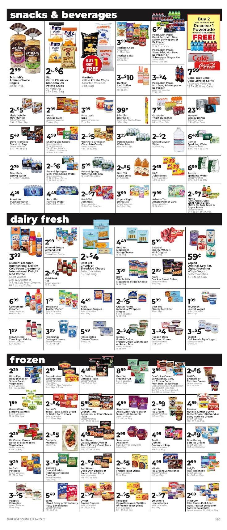 Freed's Market Weekly Ad August 20 - 26, 2026