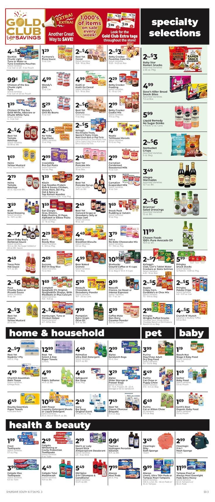 Freed's Market Weekly Ad August 20 - 26, 2026