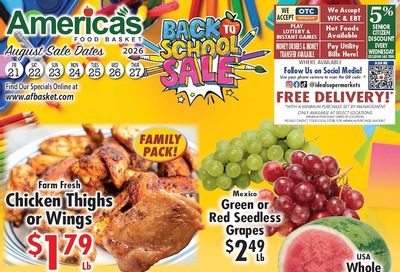 America's Food Basket (Connecticut, New York) Weekly Ad August 21 - 27, 2026