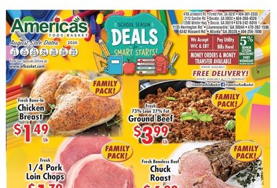 America's Food Basket (Georgia) Weekly Ad August 21 - 27, 2026