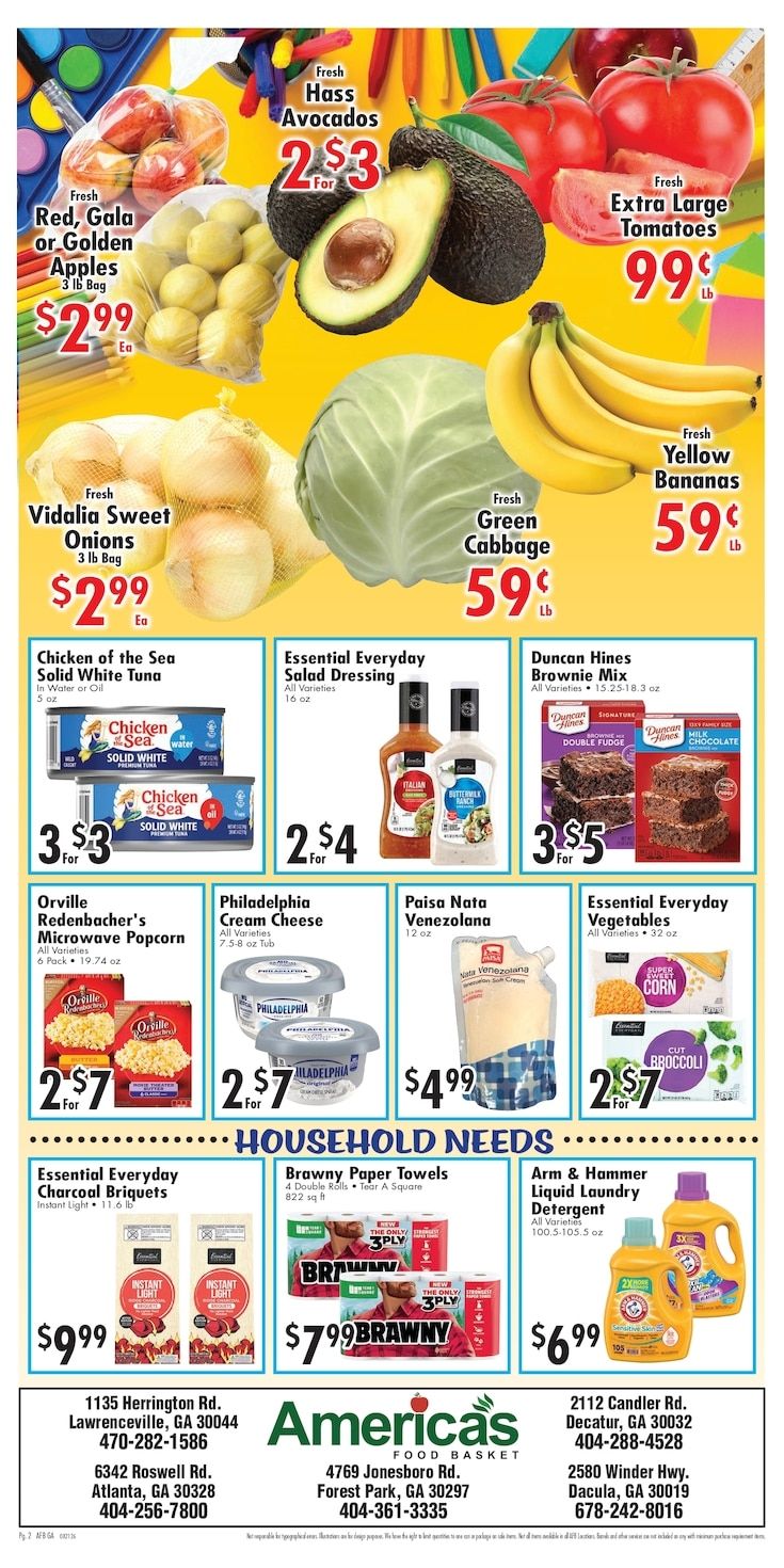 America's Food Basket (Georgia) Weekly Ad August 21 - 27, 2026