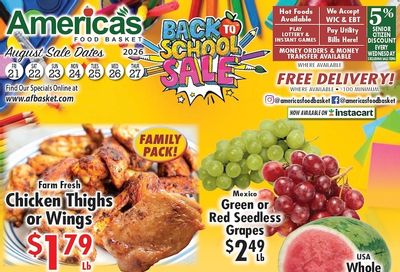America's Food Basket (Massachusetts) Weekly Ad August 21 - 27, 2026