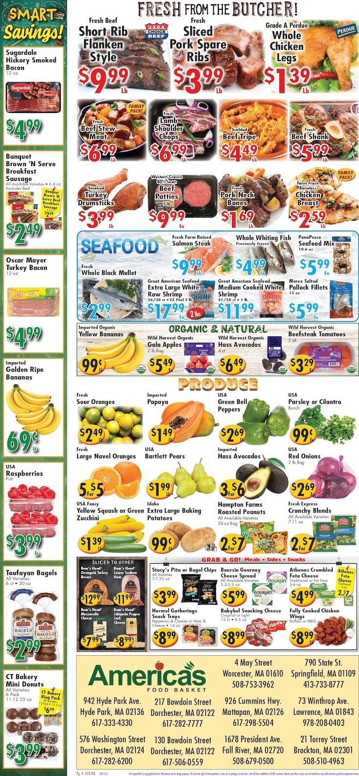 America's Food Basket (Massachusetts) Weekly Ad August 21 - 27, 2026