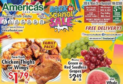 America's Food Basket (Randolph, MA) Weekly Ad August 21 - 27, 2026
