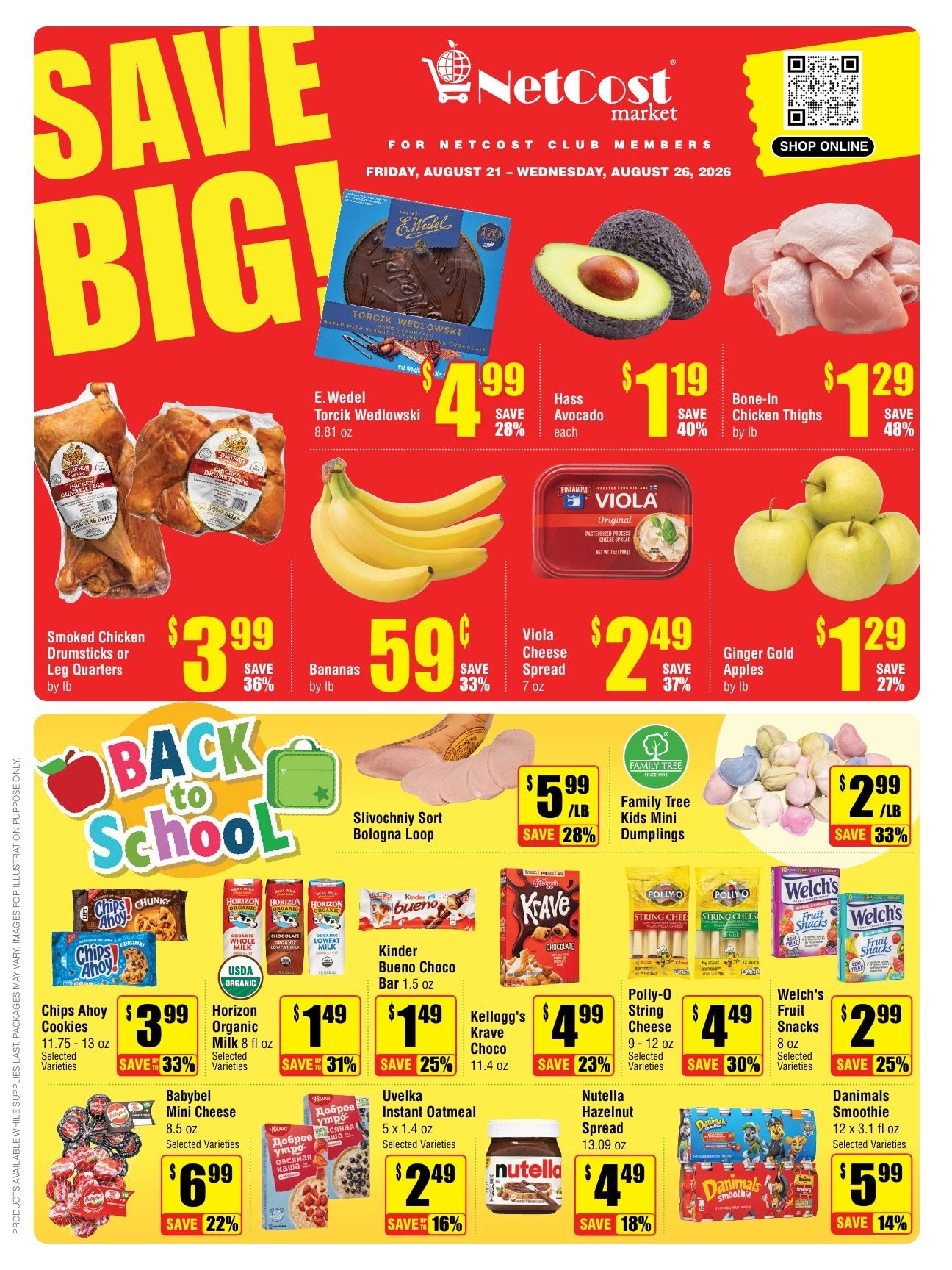NetCost Market (New Jersey, Pennsylvania) Weekly Ad August 21 - 26, 2026