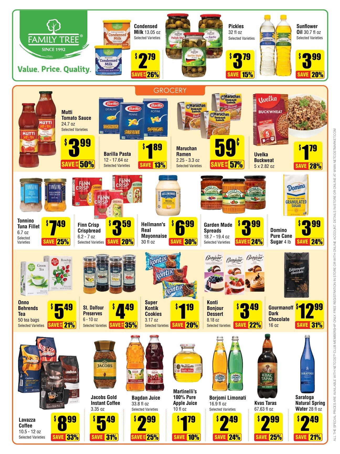 NetCost Market (New Jersey, Pennsylvania) Weekly Ad August 21 - 26, 2026